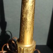Pied de lampe colonne vintage / onyx