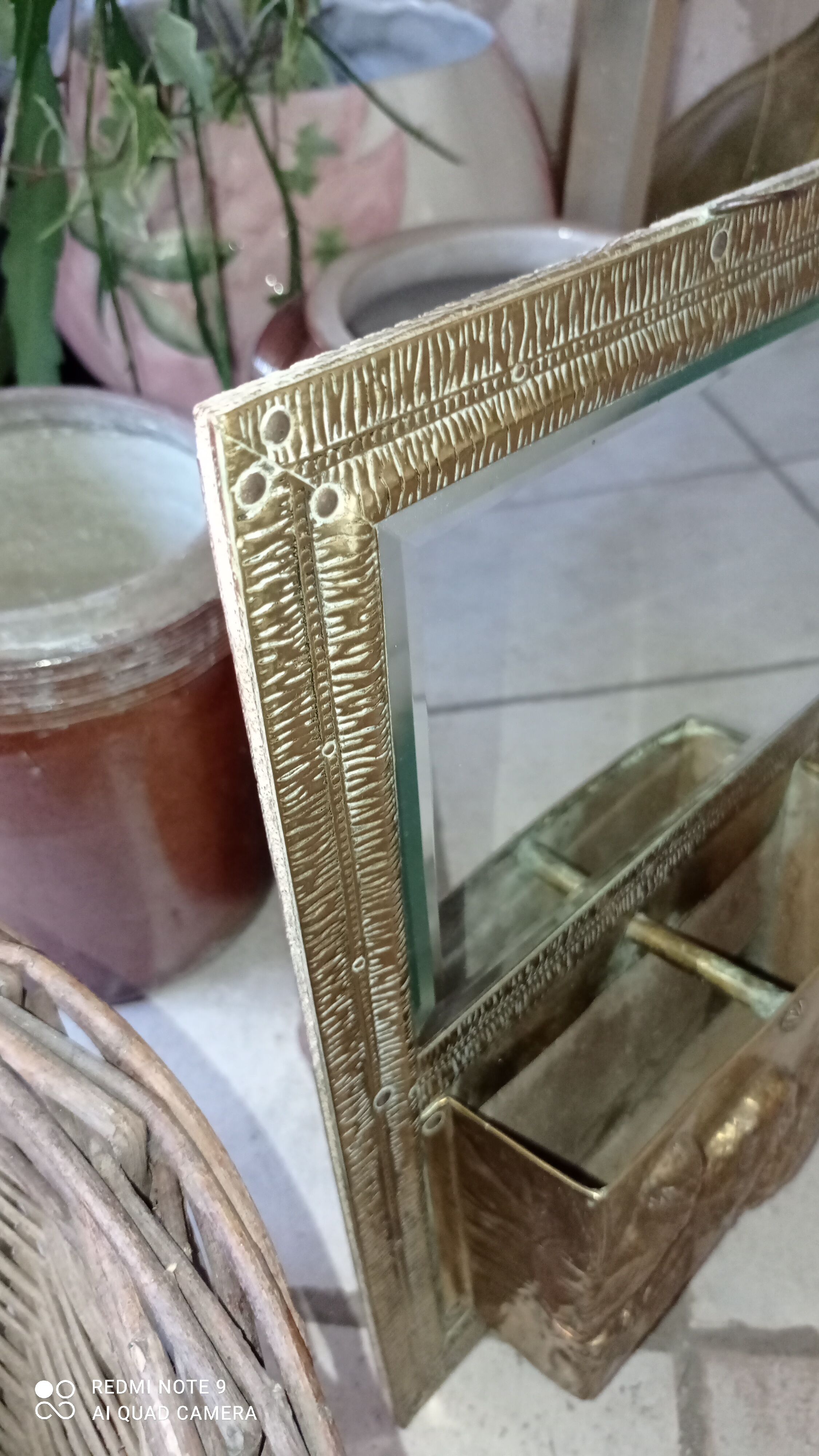 Animal decor mirror 25x35cm