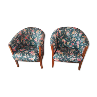 Fabric armchairs
