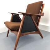 Vintage Danish Modern Lounge Chair, 1960s
