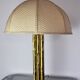 Faux bamboo brass lamp, France, 1970