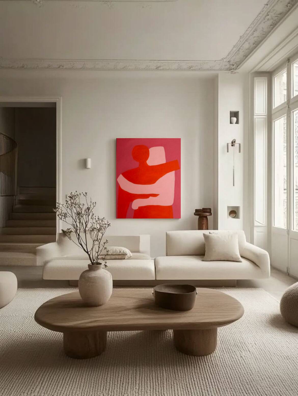 Can I hold your painting on canvas 100x80cm?