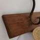 Vintage country wall coat rack