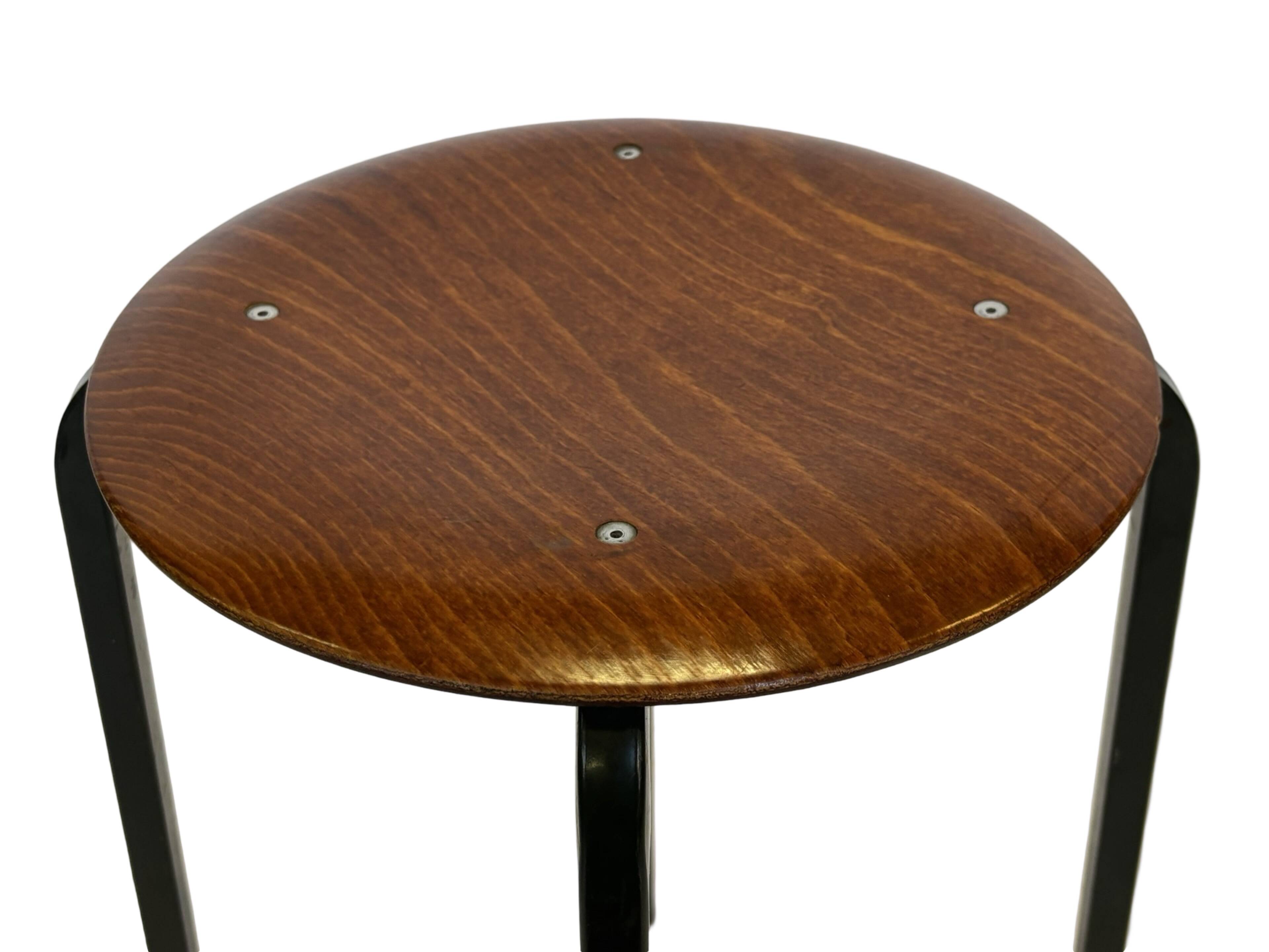 Set of 4 Vintage stools - work stool - Eromes Marko - 60s minimalist design