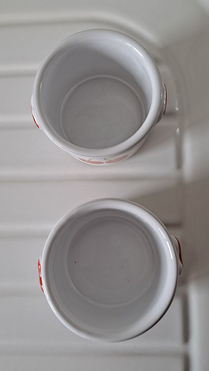 Rillette pots cherry decor