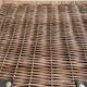 Set of two large trunks, vintage wicker storage chests