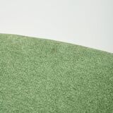 Green velvet armchair, 1970