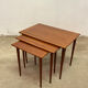 Danish nesting tables in teak
