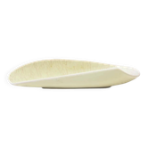 Vintage light yellow organic bowl