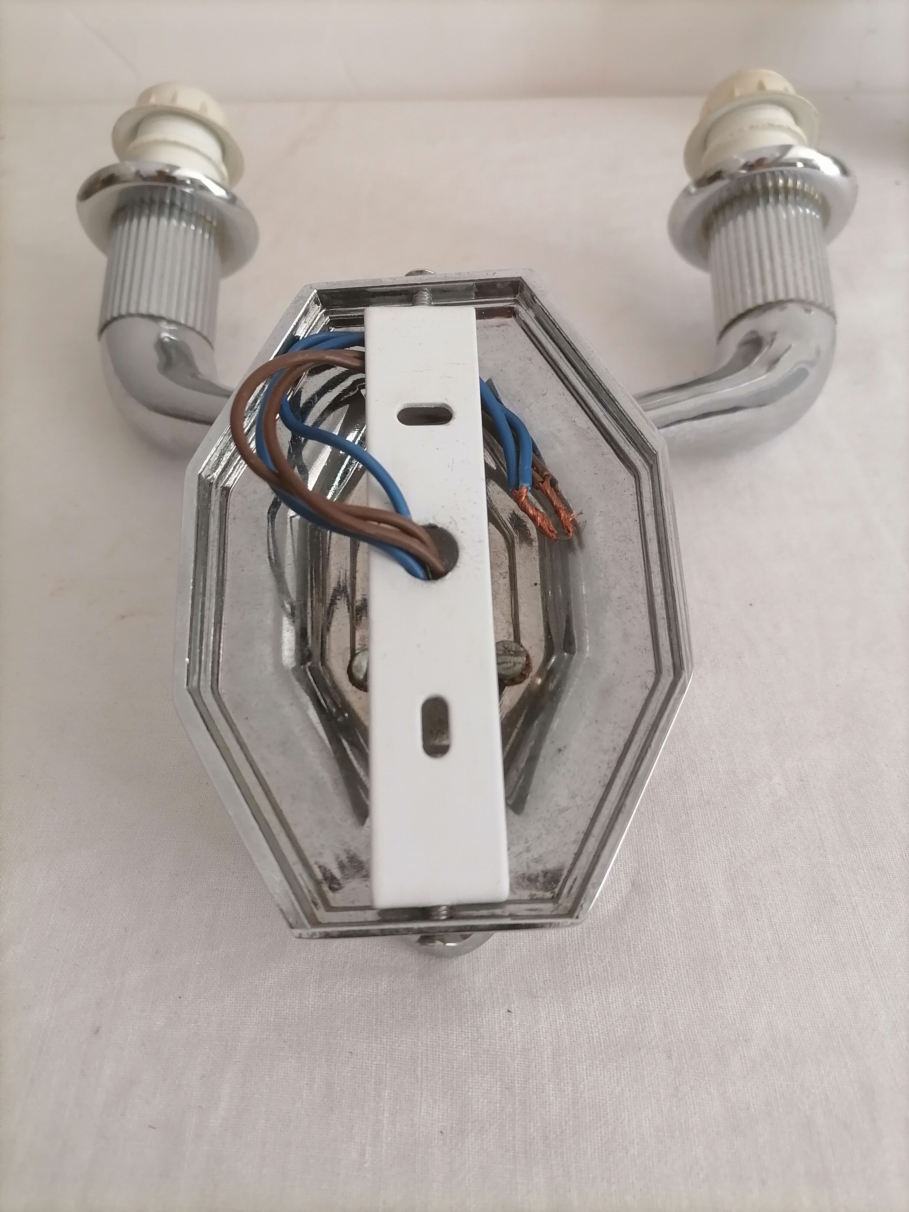 Pair of wall lamps from the 60s - 70s.