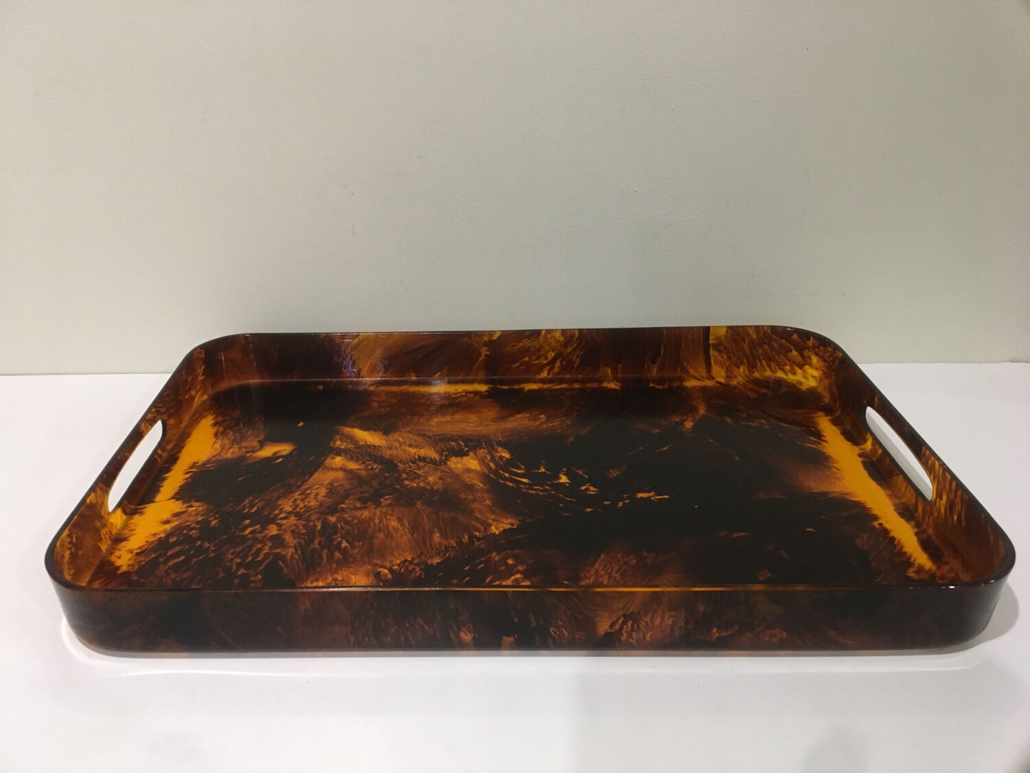 70s lucite tray