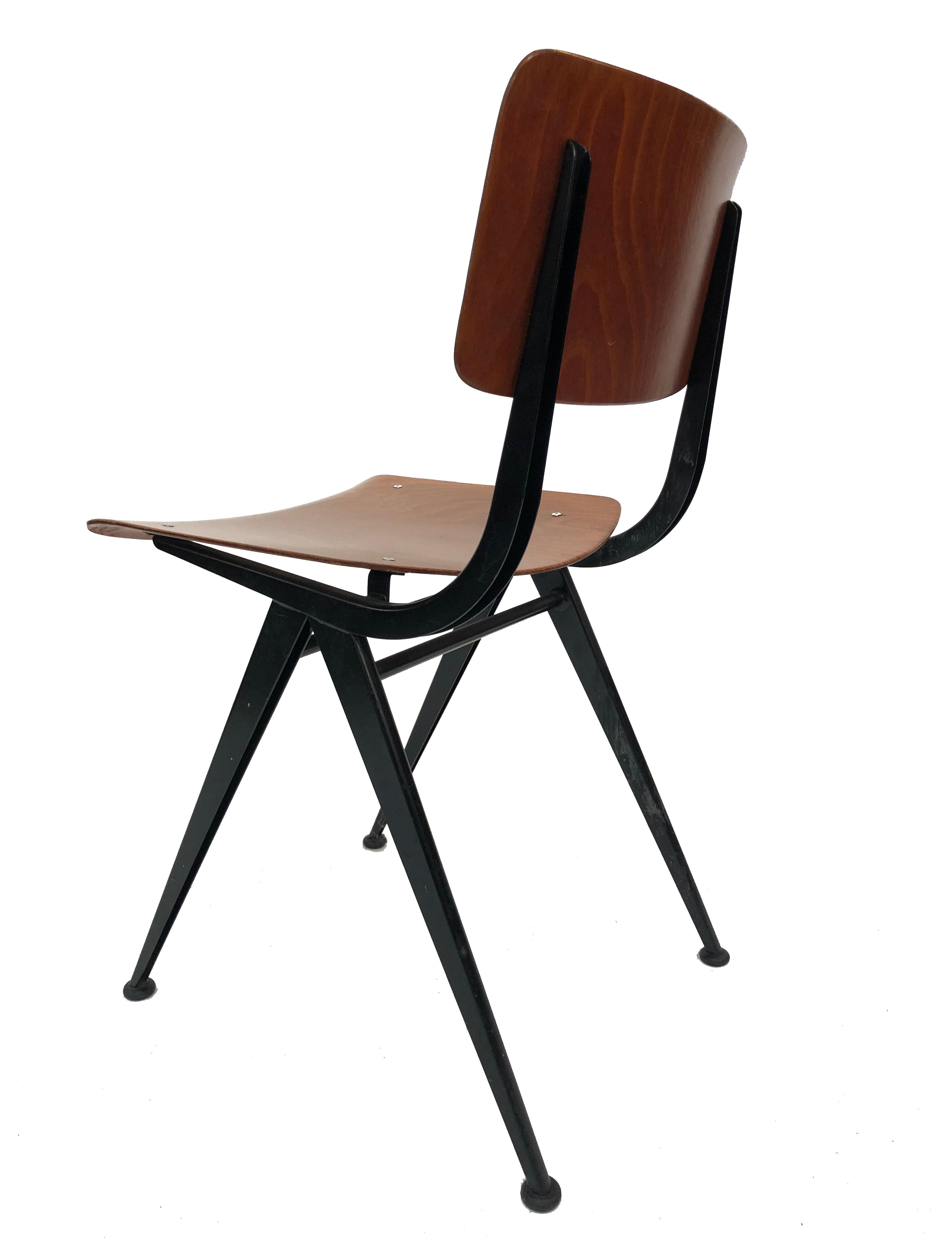 Eromes Marko vintage compass school chair