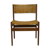 Chaise de salle à manger danoise en teck par Georg Petersens pour le GP Farum