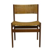 Chaise de salle à manger danoise en teck par Georg Petersens pour le GP Farum