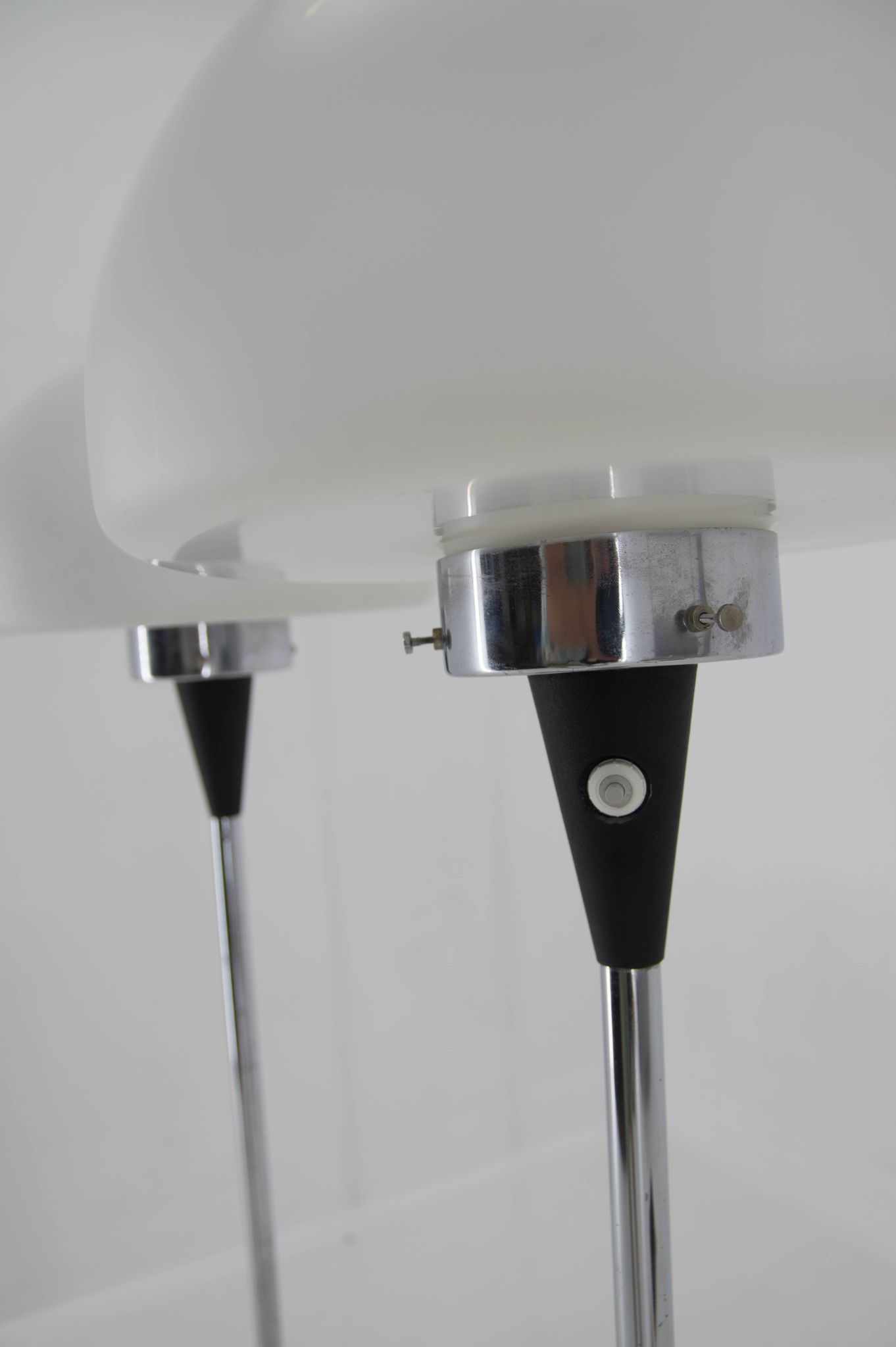 Pair of two floor lamps by Jaroslav Bejvl for Lidokov, 1960s