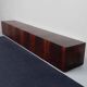 Large wall-mounted sideboard in Rio rosewood from the 1960s