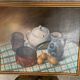 Tableau huile sur toile nature morte
