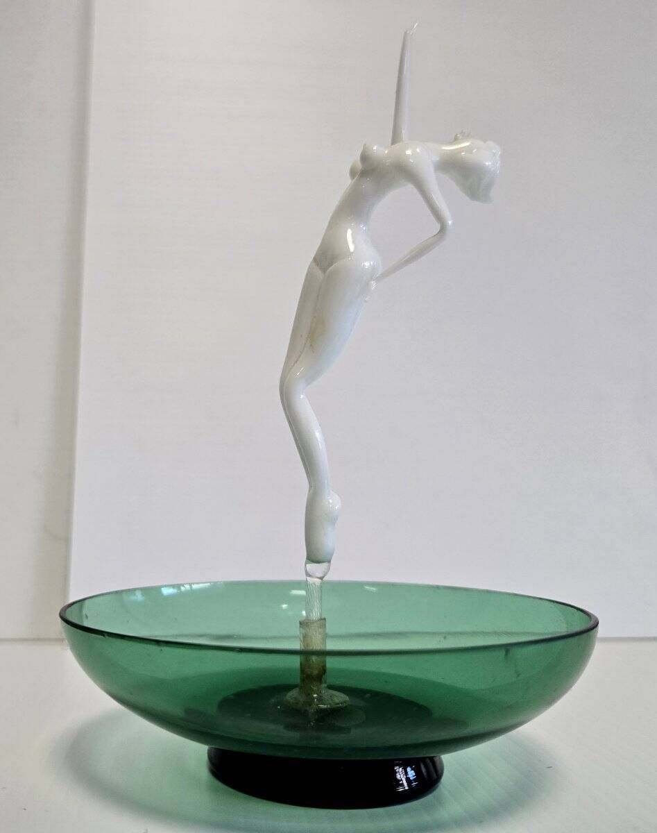 Murano : baguier ou vide poche époque Art nouveau