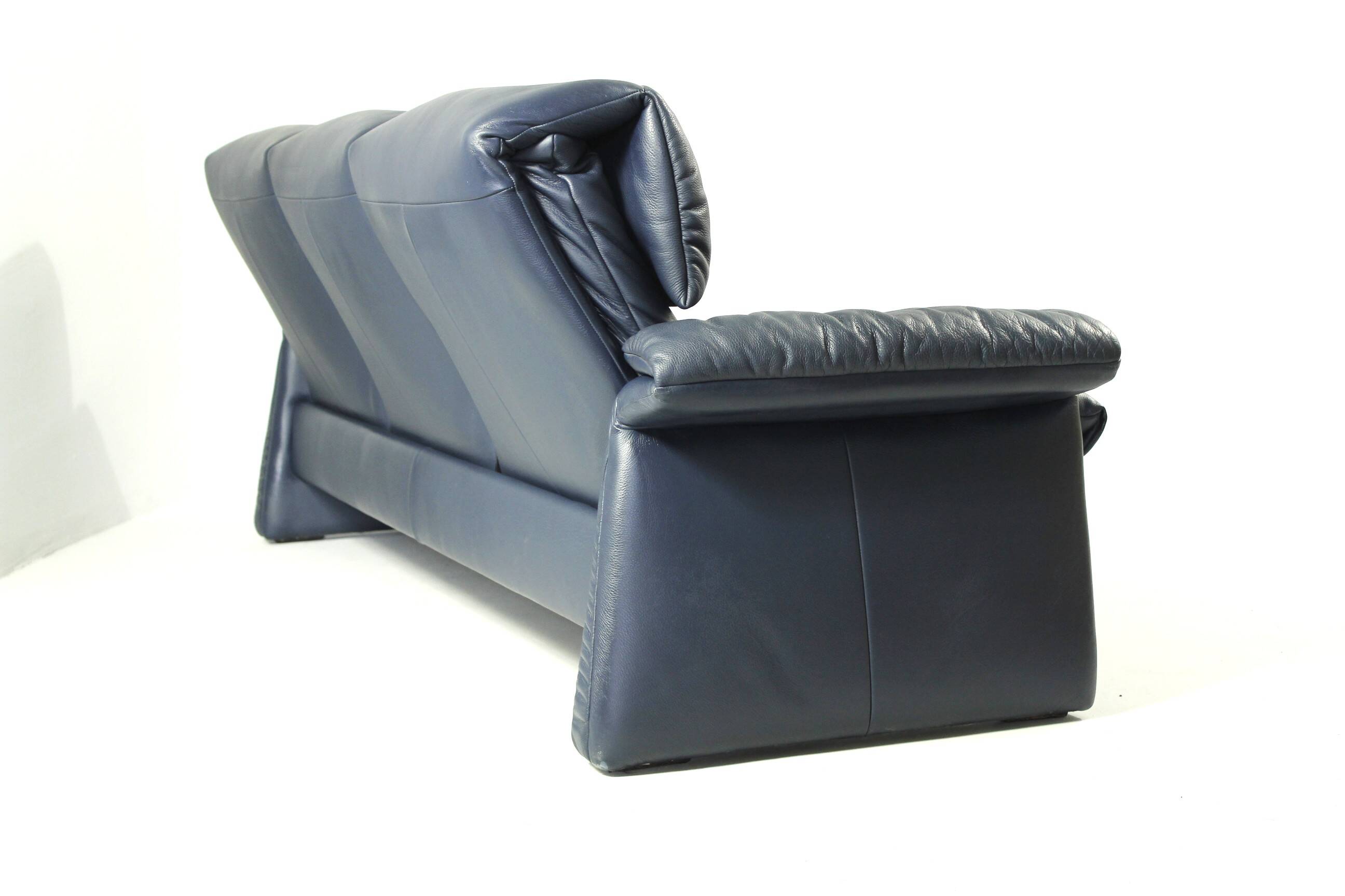 3-seater Leather Sofa Lugano by Erpo Int., Design 1985