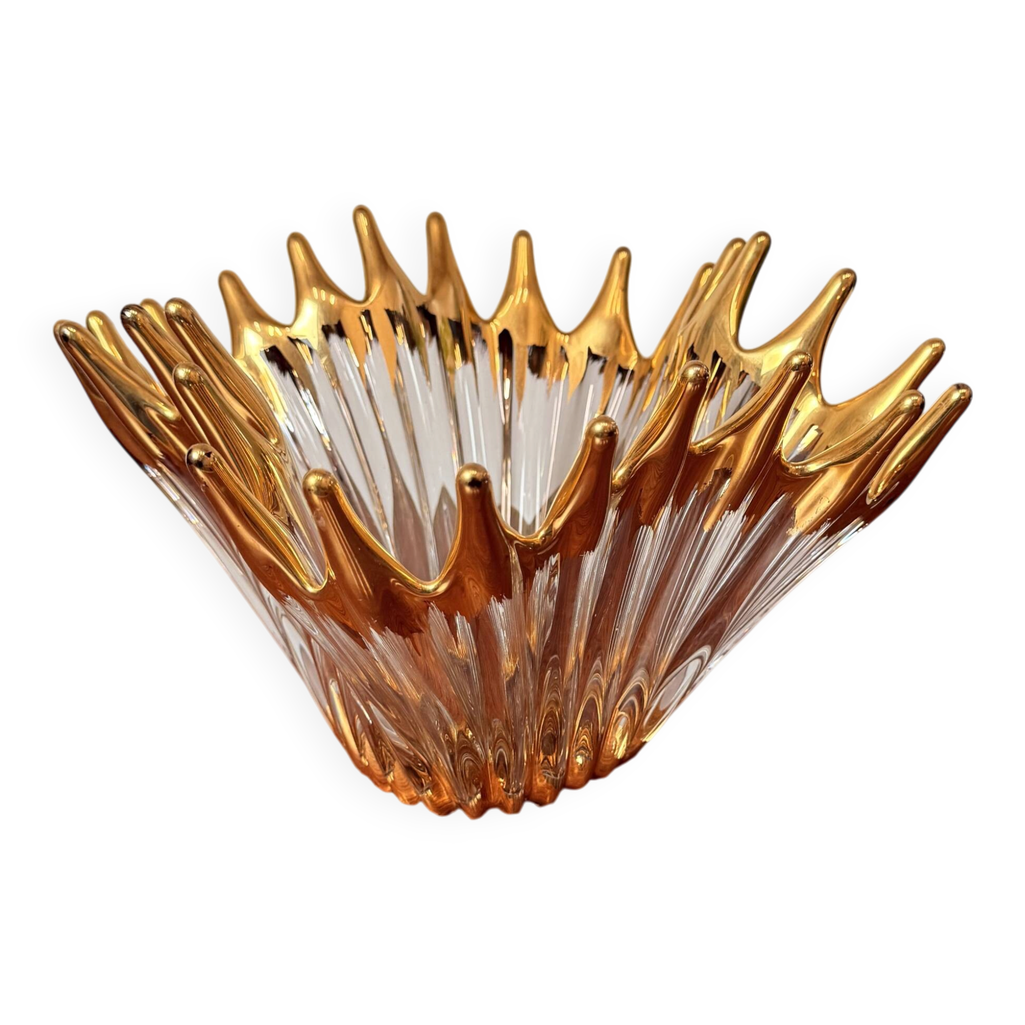 Bayel crystal cup – Gold decoration