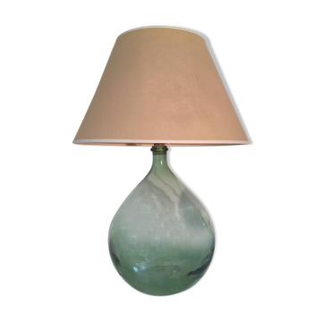 Dame jeanne pouvant être utilisée en lampe