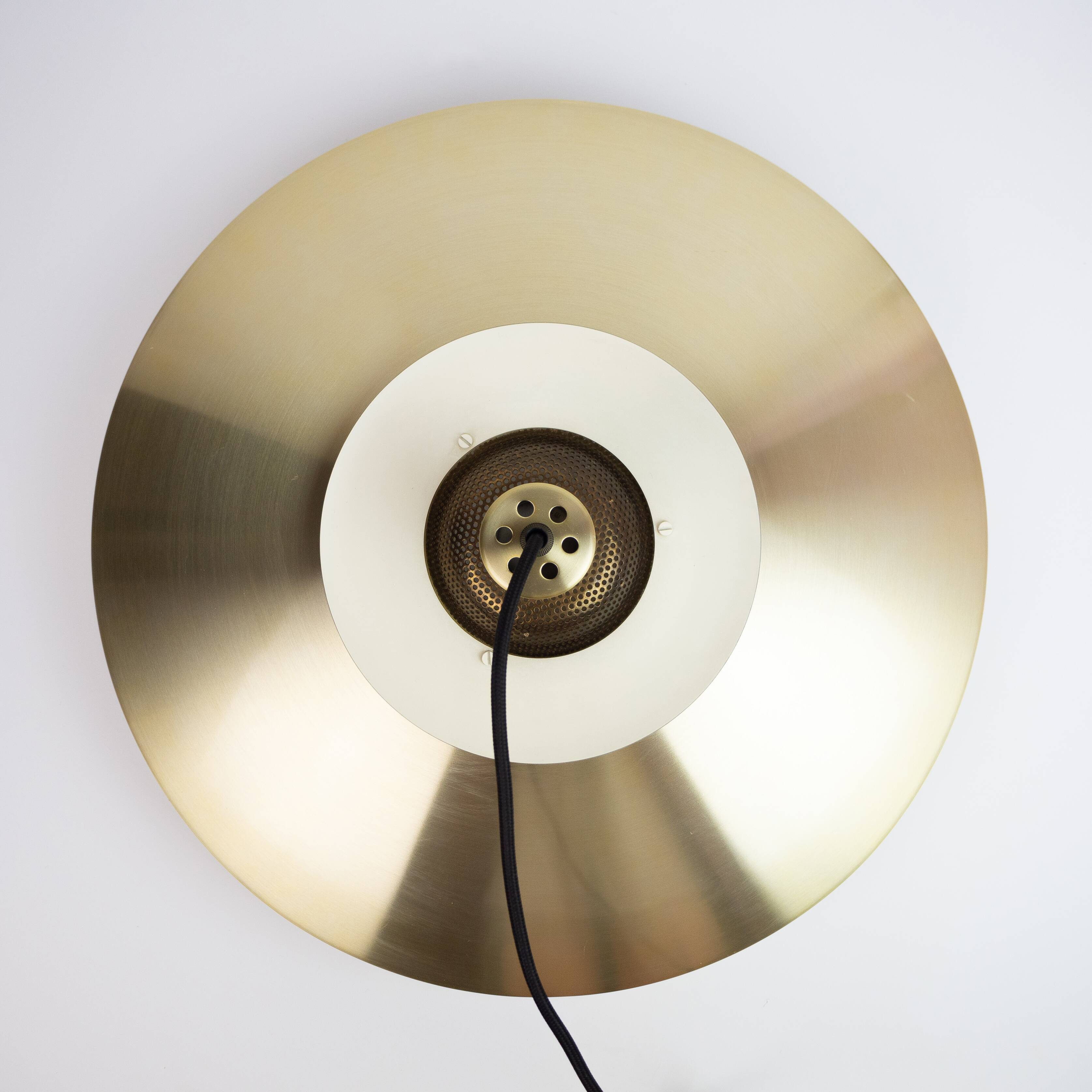 Danish vintage pendant lamp Jeka by Kurt Wiborg, Denmark, 1980s