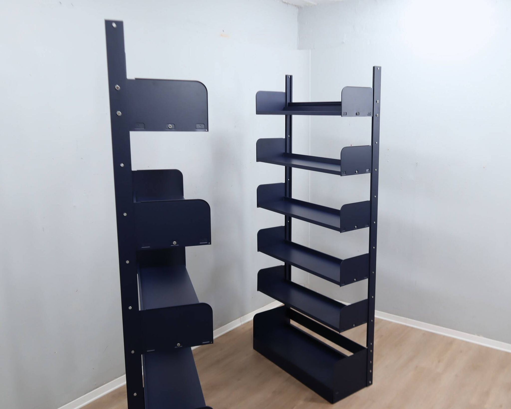 Bibliothèques modulaires en métal Congresso LIPS VAGO des années 1970, ensemble de 2