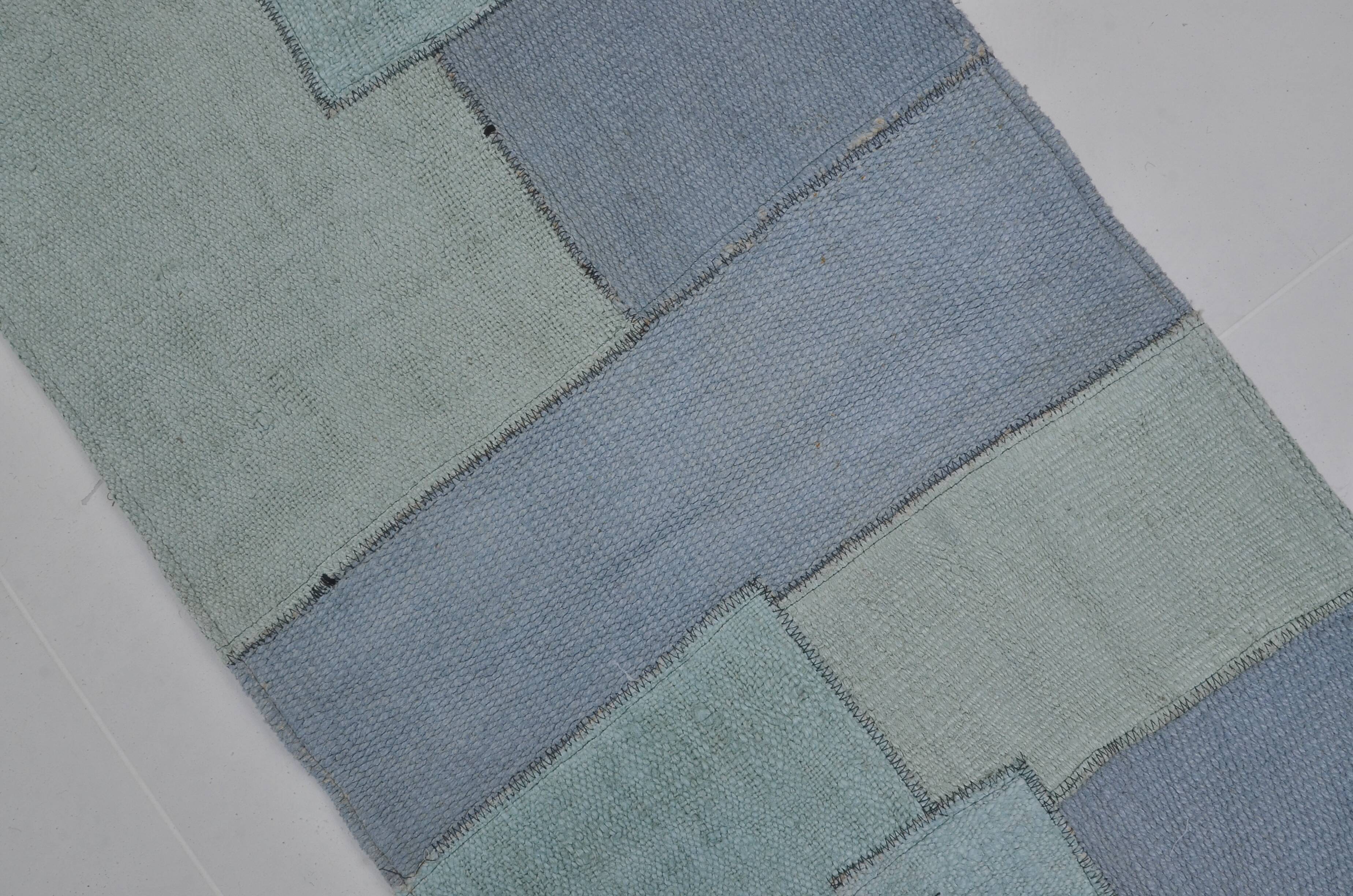 Vintage Decorative Hemp Kilim Runner sku 3883