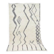 Moroccan carpet white 266x157cm