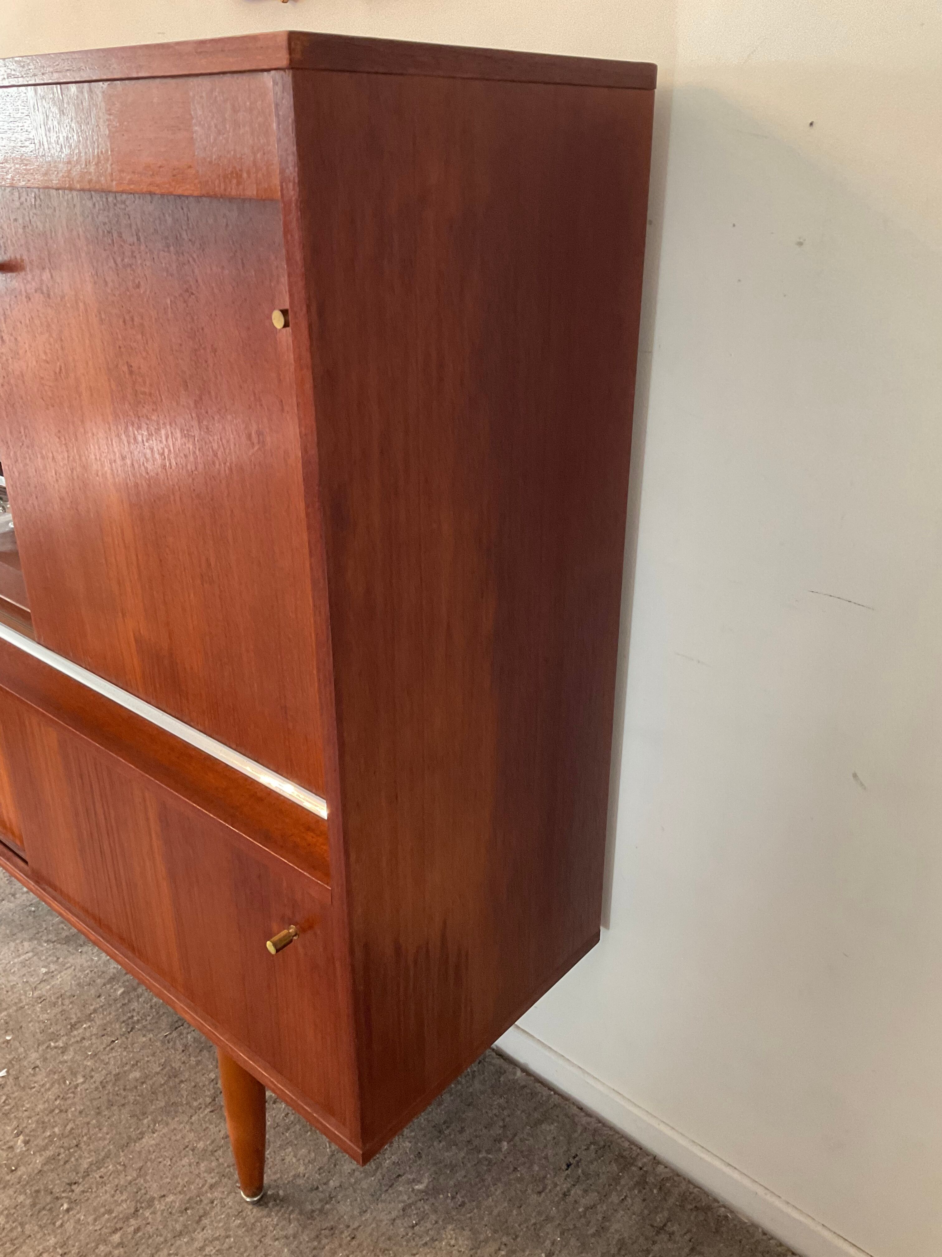 Scandinavian teak bar from the 60s and 70s