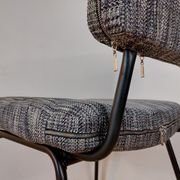 Set of 4 design chairs André Simard, Edition Airborne, French Modernism 1960s