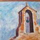 Toile peinture provençale vintage