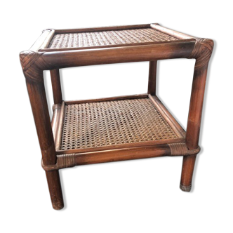 Table d'appoint en rotin