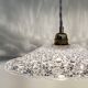 Vintage glass pendant light - tableware collection -