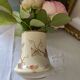 Small polychrome earthenware vase KG Lunéville old