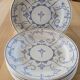8 flat plates model Copenhagen Boch Frères La Louvière