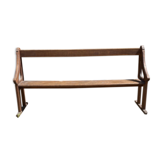 Old church pew