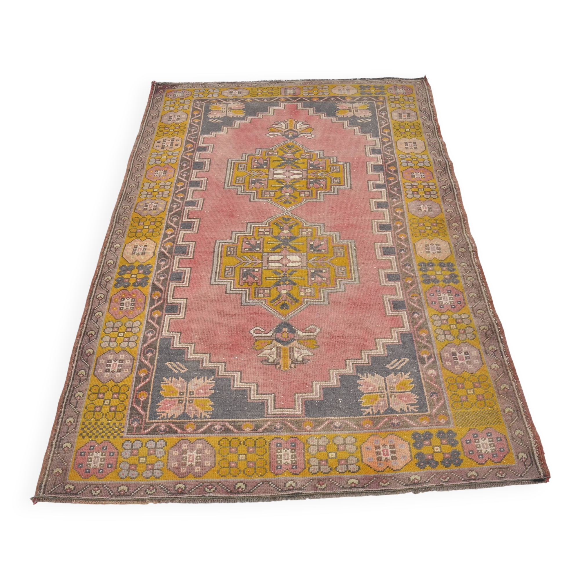 Vintage Turkish Living Room Rug sku 2491