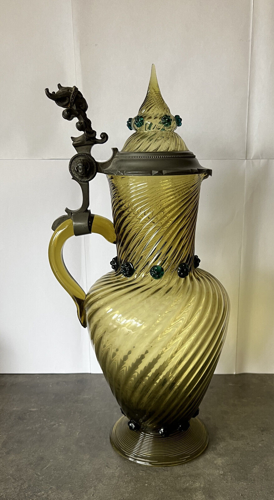 Napoleon III era Murano glass pourer circa 1880