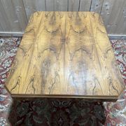 Art Deco dining table in walnut veneer