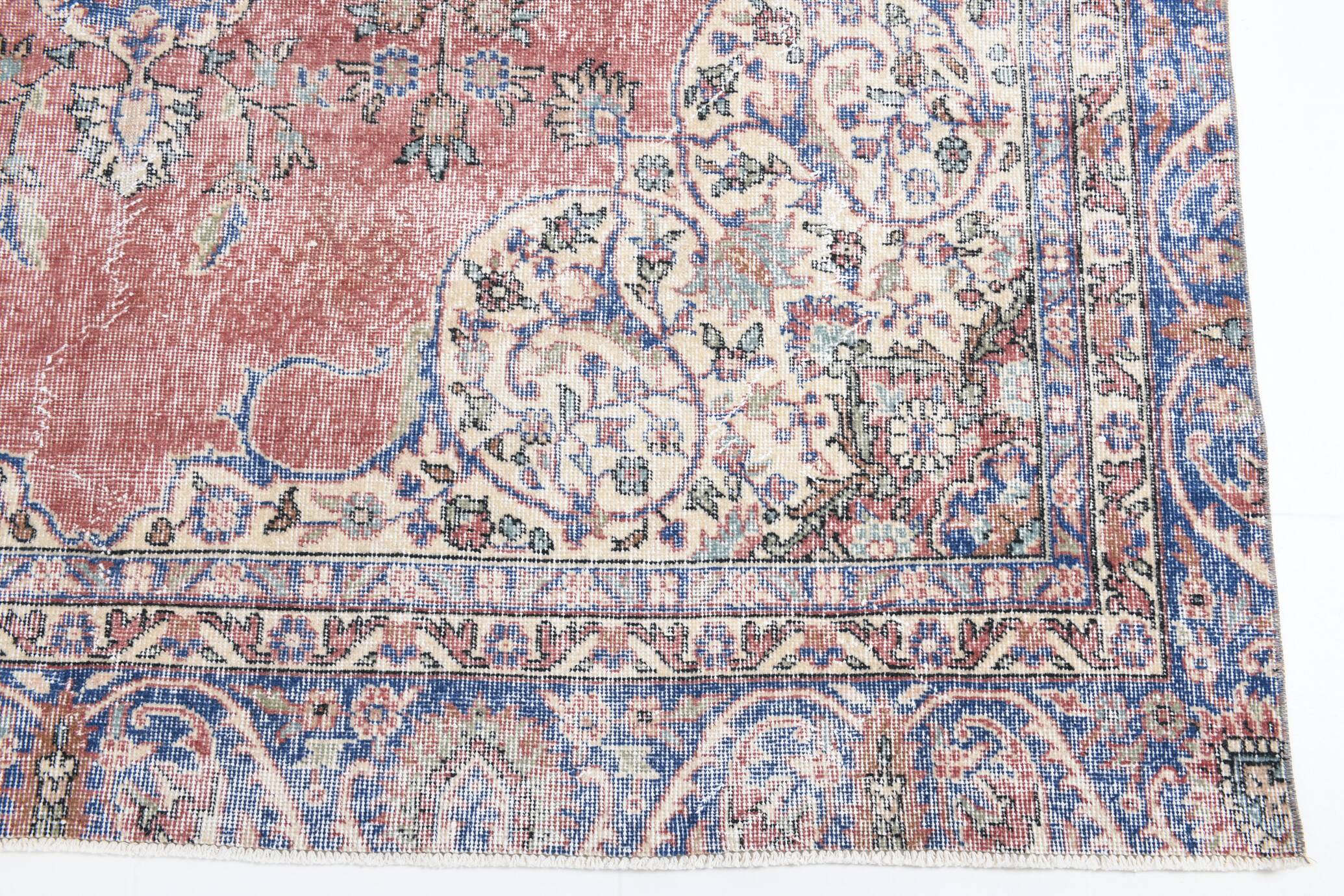 7x11 Shades Of Burgundy Persian Rug, 212x347Cm