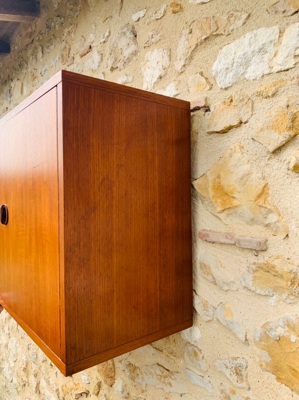 Teak storage cabinet, Scandinavian style, Circa 60's