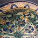 Large Dish Fez Morocco 19th 19th polychrome earthenware 35.3 cm