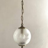 Vintage ball pendant light