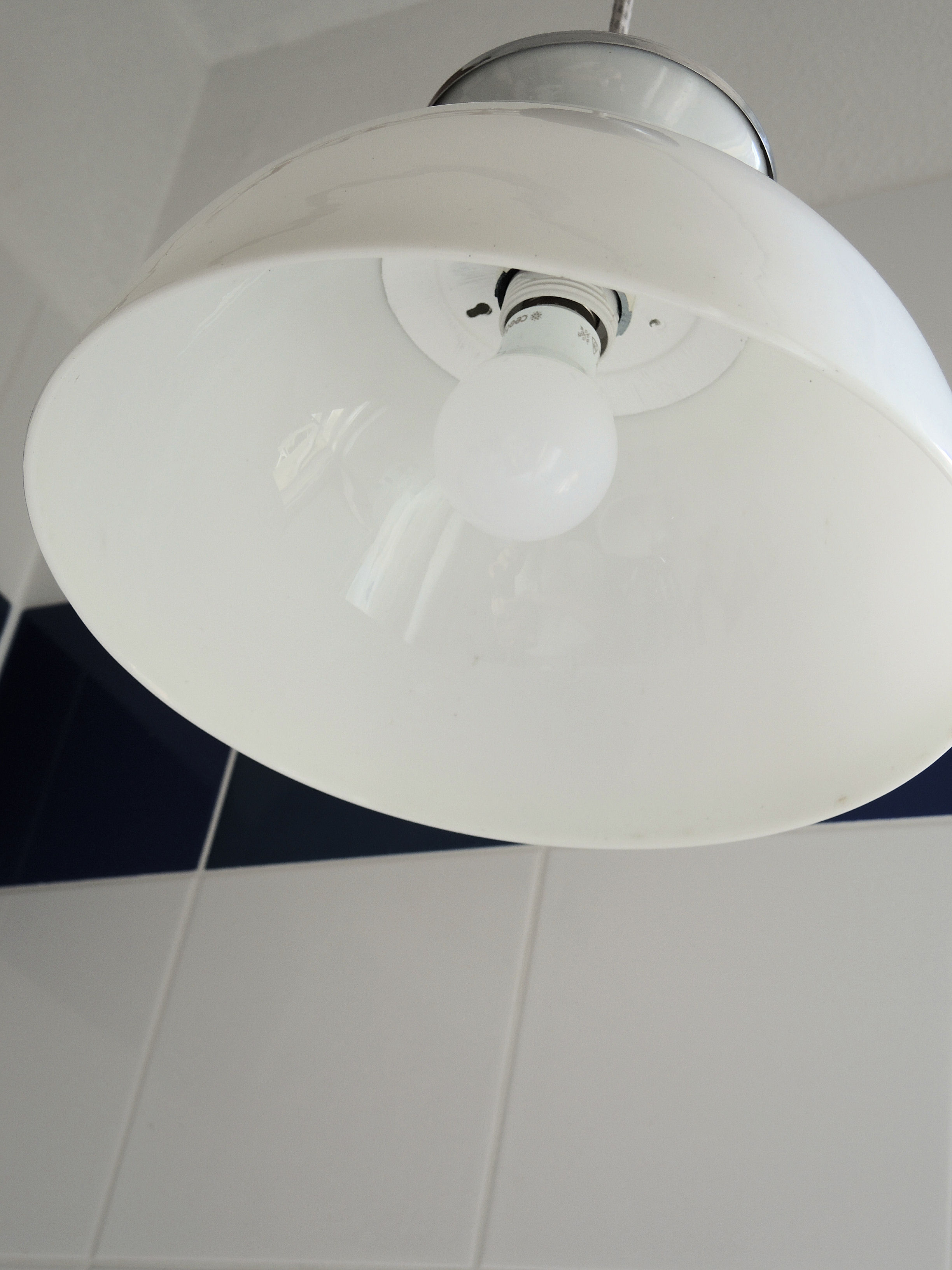 Hanging lamp opaline white 30