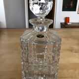 Bohemian crystal whiskey decanter from the 1950s