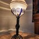 Lampe fer forgé art déco