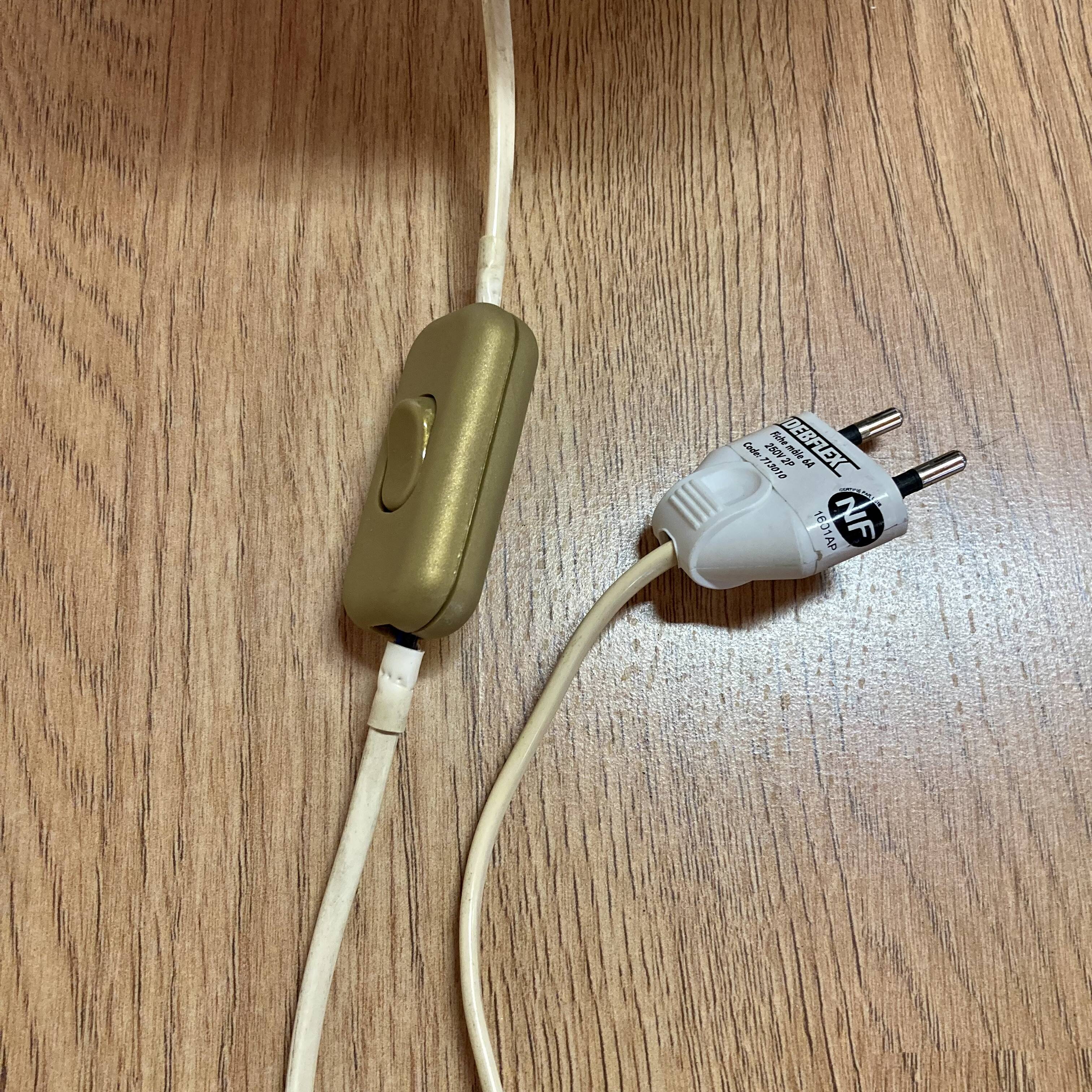 Grande lampe verre Design scandinave 1950.