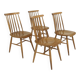 Set de 4 chaises scandinave "Pinnstol", Suède, 1960