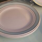 60's flat and dessert plate set